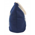9212- NAVY BOW ANCHOR CANVAS TOTE BAG